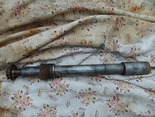 Front wheel spindle axle bolt