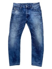 Diesel ROMBEE-XT 0087V Blue Jeans Regular Slim Carrot Stretch Men's W34 L30