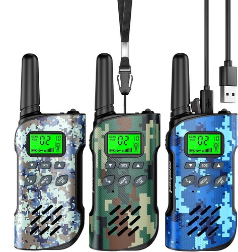Pack camouflage kids walkie - kids,