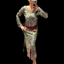 Gold Belly Dance Dress