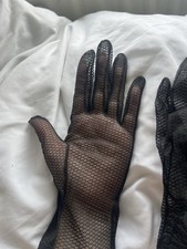 Women’s Black Sheer Fishnet