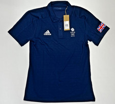 Adidas Team GB Polo Shirt Blue