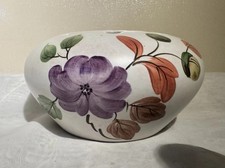 Radford Pottery Rose Flower Bowl Autumn Design - Acorn, Leaves