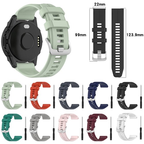 22mm sport silicone watch - 22mm, band