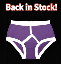 Men’s Purple Y Front Briefs