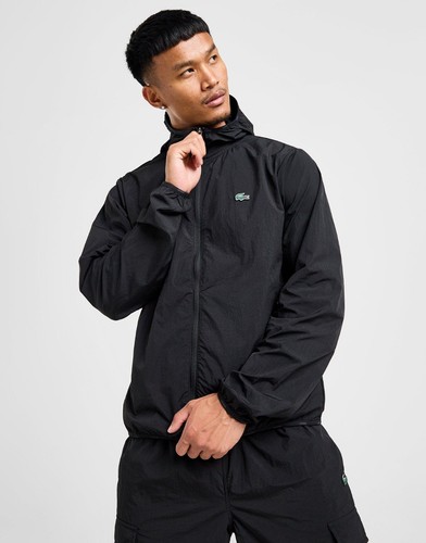 Lacoste woven full zip jacket - lacoste,