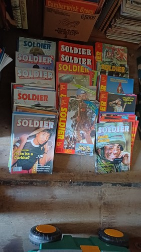Huge bundle soldier - a, of