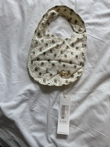 Caramel baby bib - caramel,