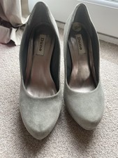 Dune Grey Suede Shoes Size 5/38