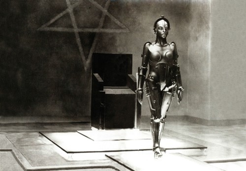 Photo still of maria - b&w,