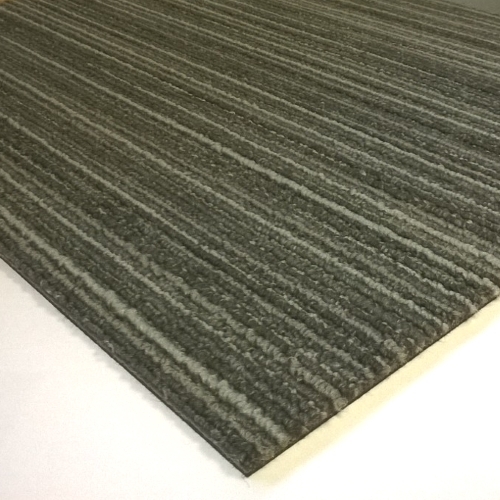 Striped carpet tiles grey blue - tiles,