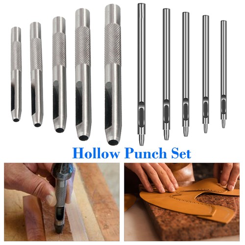 Hollow hole punch - hole, set