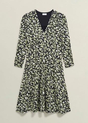Nwt hobbs elosie - leaf, print