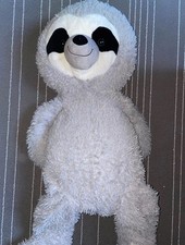 Teddy Bear Sloth XL Grey Plush
