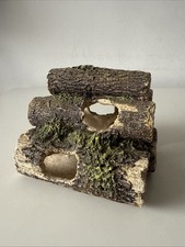 Log Pile Planted Coral Marine Reef Aquarium Fish Tank Decoration Ornament Small