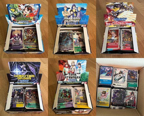 Digimon bulk sets displays - sets,