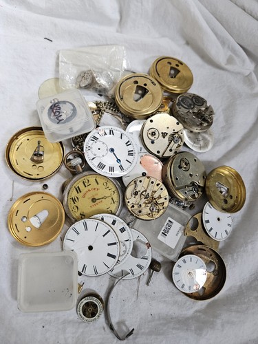 Joblot pocket watch movements - pocket,