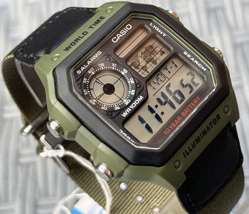 Casio 1200whb 3bvdf - ae-1200whb-3bvdf, mens