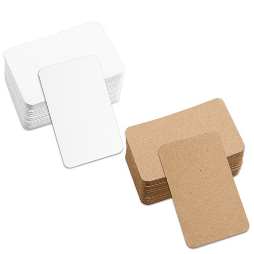 100 blank message cards - blank,