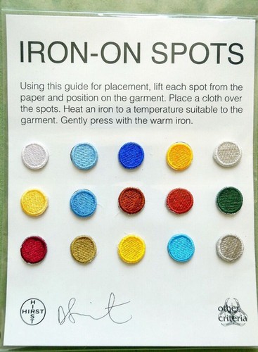 Damien hirst 2012 iron on - hirst,, '