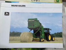 JOHN DEERE Round Baler  12 Page Brochure 1993