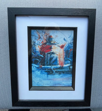 Tazio Nuvolari 1935 Germany Grand Prix Nurburgring Alfa Romeo Framed Art Picture
