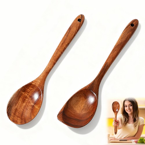 Large wooden spoon pcs - spoon, 2
