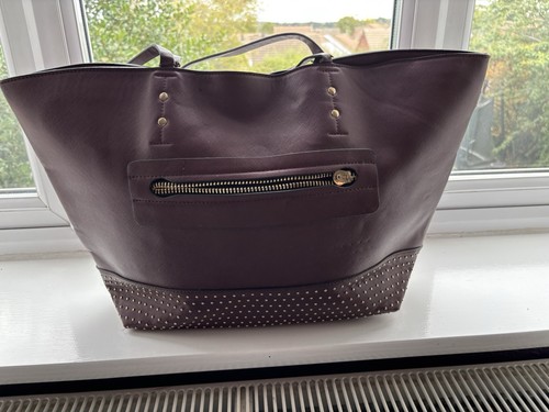 Next tote bag burgundy with - bag,