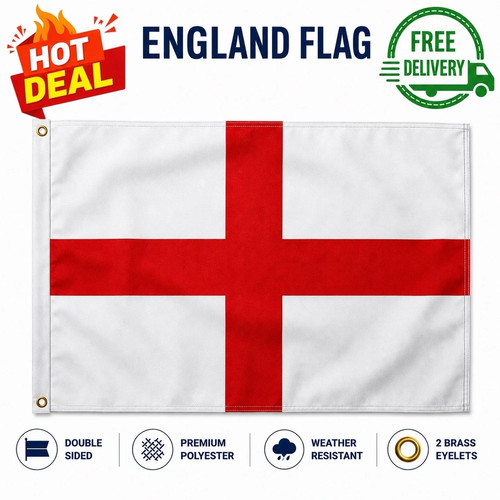 England flag 3x2ft 5x3ft - england, 3x2ft/5x3ft