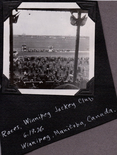 Vintage photograph horse races - vintage,
