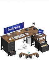Coleshome Computer Corner Desk