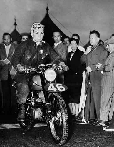 British motorcyclist olga - british,