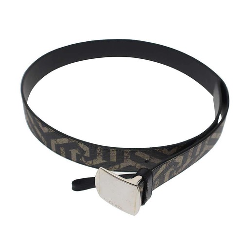 Gucci carre leather belt - leather,