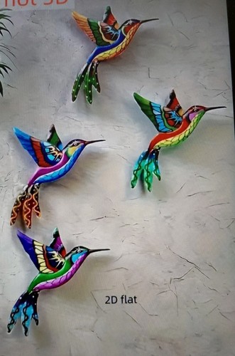 Flying hummingbirds 2d - flying,