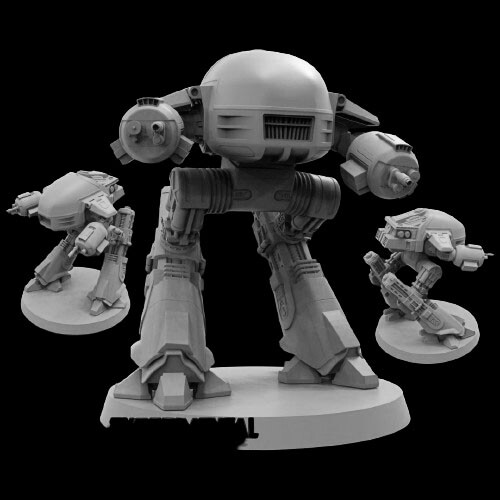 209 miniature - ed-209,