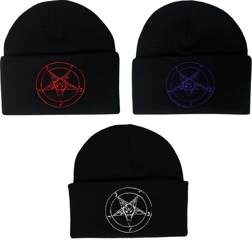 Baphomet beanie hat - baphomet,