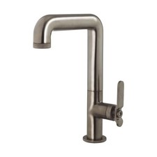 Crosswater Union Tall Basin Mixer Tap, Brushed Black Chrome