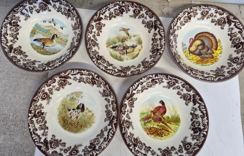 Spode woodland set - , five