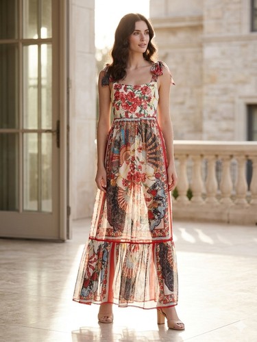Dolce gabbana floral maxi - dolce,