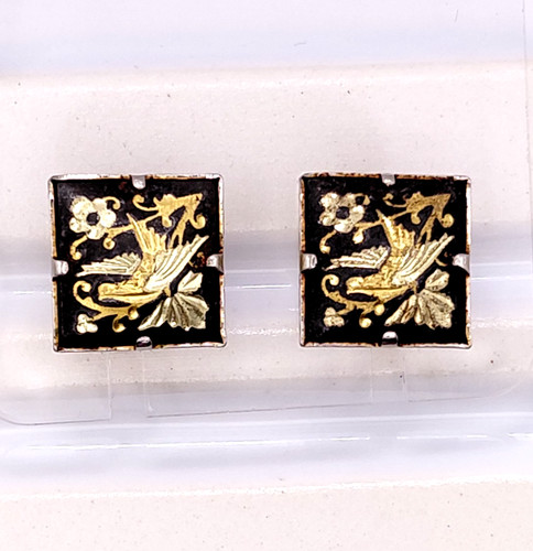 Tiny bird stud earrings - stud,