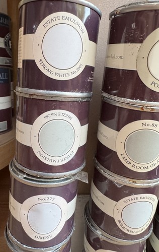 Large joblot tins farrow - 22,