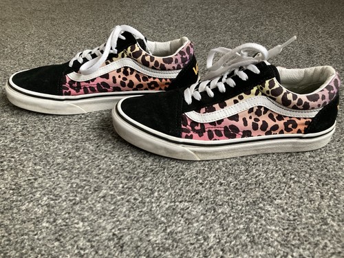 Vans old skool - pink, leopard