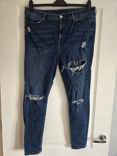Very size blue ripped - by, 18