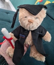 Graduation teddy bear bright