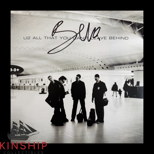 Bono signed vinyl record - vinyl,