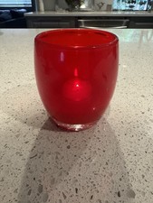Glassybaby Poppy Pre Trisk Candle Holder