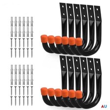 6/12Pcs Garage Hooks Organizer