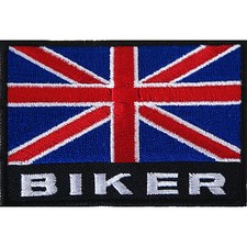 UK Flag Biker Patch