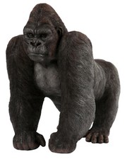 Walking Gorilla Ornament Garden Home Resin Statue Figurine Jungle Ex Large