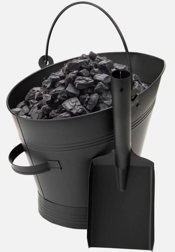 Coal bucket and shovel set - and,